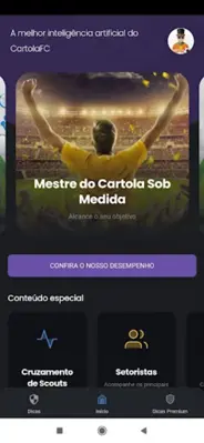 Mestre do Cartola - Dicas e An android App screenshot 0